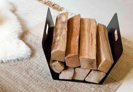 Range-bûches en acier Le Marquier