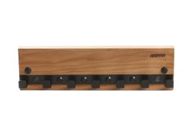 Porte-serviettes en bois pour sauna Harvia