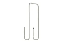 Porte-serviettes mural en acier blanc