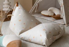 Pouf en coton à motif Big Lounger