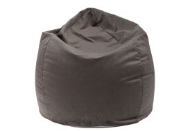 Pouf Poire en Polyester Poire William Velvet  Onyx