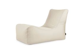 pouf chaise longue en tissu hydrofuge