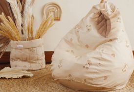 pouf en coton écoresponsable 