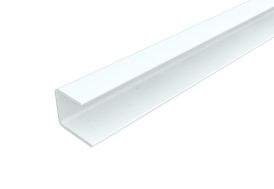 Profilé de Finition Aluminium pour Parement Mural Innovera Décor Blanc