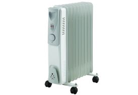 Radiateur Bain d'Huile Mobile avec Thermostat 2000 W Warm Tech