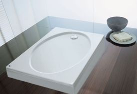 Receveur de Douche Acrylique avec Tablier Rumba