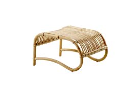 Repose-pieds en rotin naturel