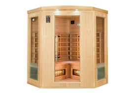 Sauna infrarouge avec émetteur quartz et carbone