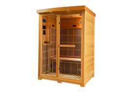 Sauna Infrarouge en Bois de Hemlock 2 Personnes Mountfield Zora
