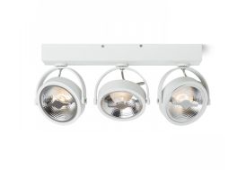 Luminaire LED en Métal Rendl Light Studio Kelly III Blanc