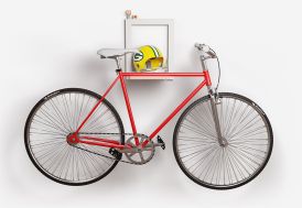 Support mural pour vélo en bois Ambivalenz Fläpps