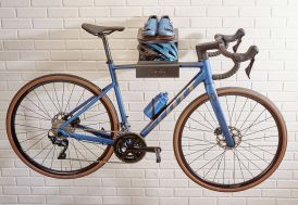 Support mural pour vélo en métal et bois – max. 40 kg
