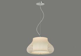 Plafonnier Luminaire en Acrylique ACB Nanok Beige