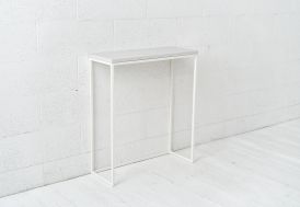 Table console blanc minimaliste et moderne