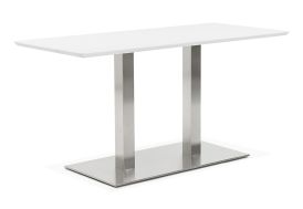 Table à Manger Design Kokoon Design Recta Blanc