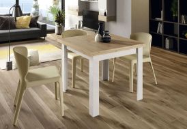 Table à Manger Extensible en Bois Aura 90 x 90 cm
