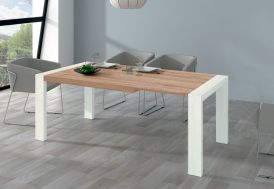 Table à Manger Extensible en Bois Kronos 144/204 x 90 cm