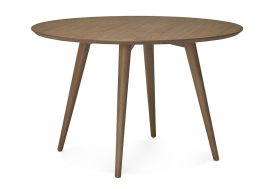 Table à Manger Ronde Kokoon Design Janet Frêne et Noyer