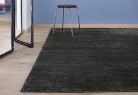 Tapis en Laine de Nouvelle-Zélande Earth Charbon (5 tailles) 