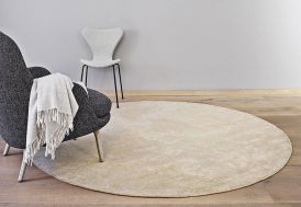 Tapis Rond en Laine et Fibres de Bambou Space Surface