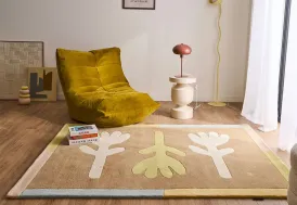 Tapis de salon en laine fait main Nazar