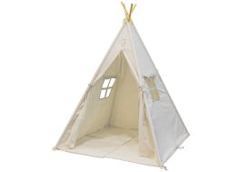 Tente d'intérieur pour enfant en bois et coton