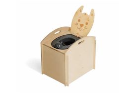 Toilettes sèches en bois pour enfants Trobolo NinoBlœm