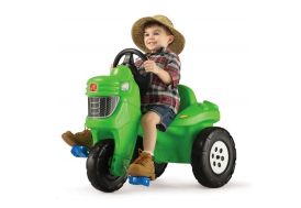 porteur pour enfant : tracteur agricole à pédales 3 roues
