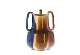 Vase en grès multicolore Athezza Riou