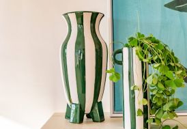 Vase amphore en grès Athezza Circus – ⌀ 18 x 38 cm