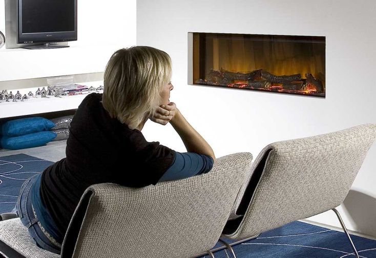 Cheminée électrique insert décoratif Vega à encastrer – L 1,20 m