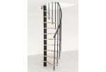 Escalier en colimaçon métal et bois de hêtre - Suono Smart