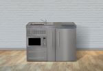 Mini-Cuisine Inox Micro-Ondes, Réfrigérateur, Vitrocéramique MPMES120A