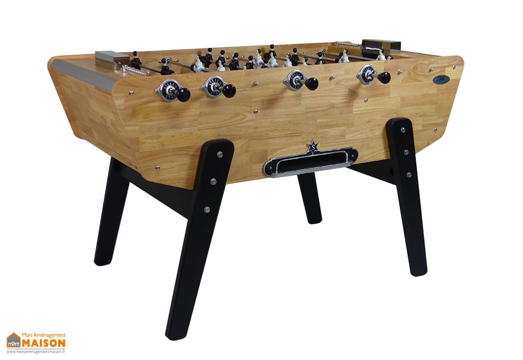 ColorBaby CB Games 85325 Baby-Foot en Bois résistant, 22 Joueurs, avec marqueurs manuels, pour