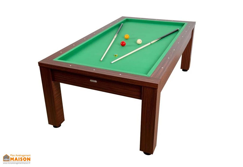 Billard Français Chevillotte 2,10m X 1,20m – Occasion Avec Queues Et Billes