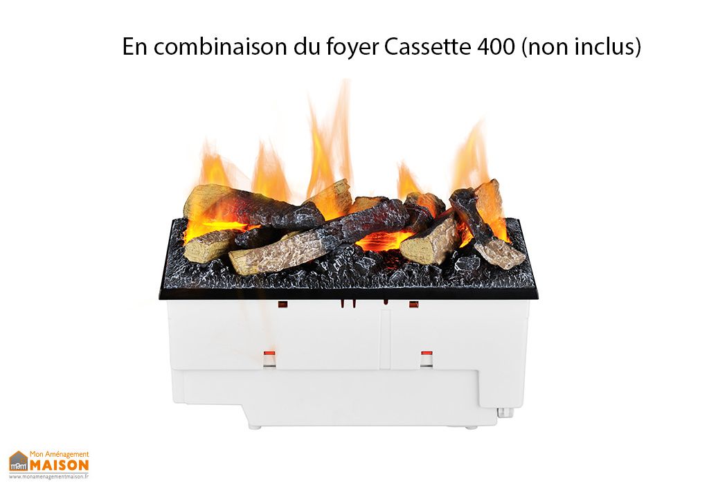 Insert électrique Cassette 400 Bûches - Energie Colo