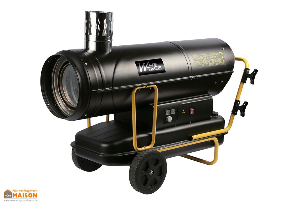 STANLEY - CANON À CHALEUR DIESEL/PÉTROLE - 51.2 kW | Leroy Merlin