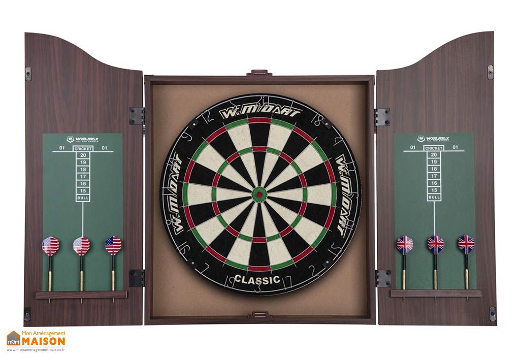 Cible Fléchettes électronique Avec Affichage LED - 27 Jeux, Jusqu'à 16 Joueurs, Pliable, Avec Flèches Et Accessoires