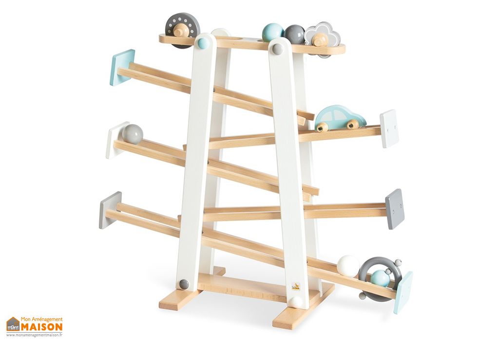 Montessori Arbre à billes musical de 71 cm en bois aux couleurs de l'arc-en-ciel avec 10 boules multicolores, jouet tour à billes pour tout-petits à Montessori Arbre à billes musical de 71 cm en bois aux couleurs de l'arc-en-ciel avec 10 boules multicolores, jouet tour à billes pour tout-petits à