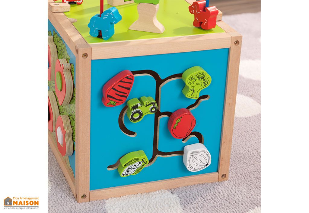 Cube D Activite Pour Bebe 5 Activites Theme Ferme 1 An Et Kidkraft