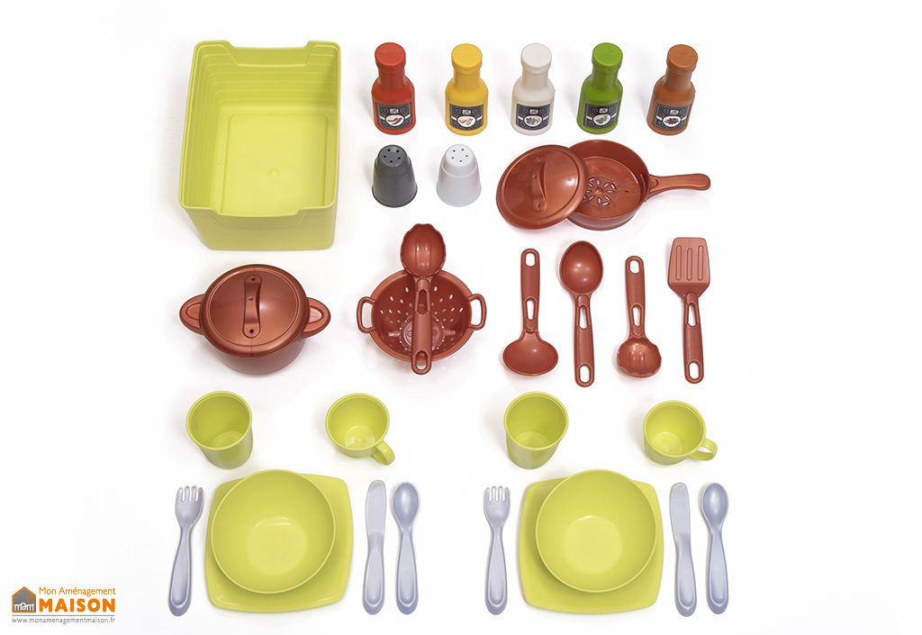 Lot de 2 lavabos de cuisine en plastique léger - Robinets de