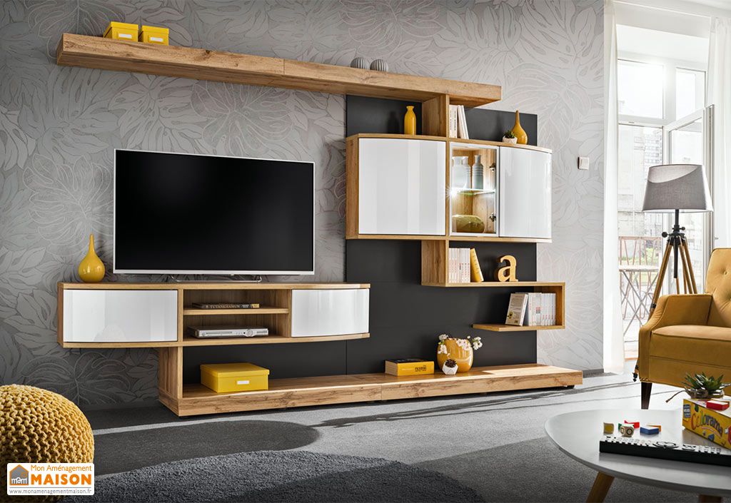 Ensemble Meuble TV Design Palermo 300 x 182 cm - ASM