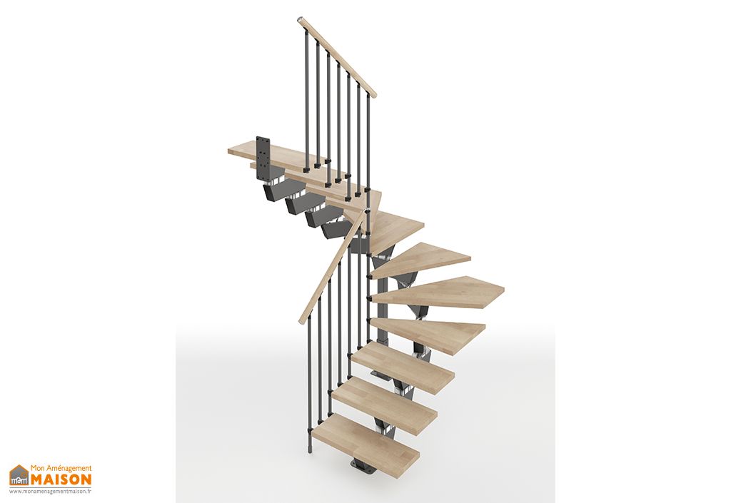 Escalier demi tournant, escalier double quart tournant – Mon ...