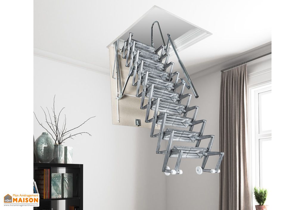 Escalier escamotable en aluminium 276 à 300 cm – Aci Alluminio