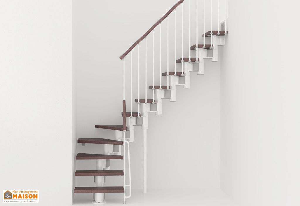 Escalier quart tournant haut, escalier quart tournant bas – Mon