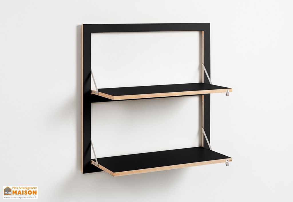 Lot De 2 Étagères En Bois Épicéa BOOMET - 80x20cm - 1.9cm D'Épaisseur - Rangement Salon/Bureau