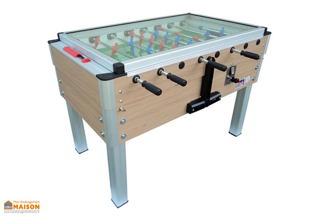 Baby-foot Roberto Sport NEW CAMP - Bleu - Avec Monnayeur 50 Centimes - Neuf