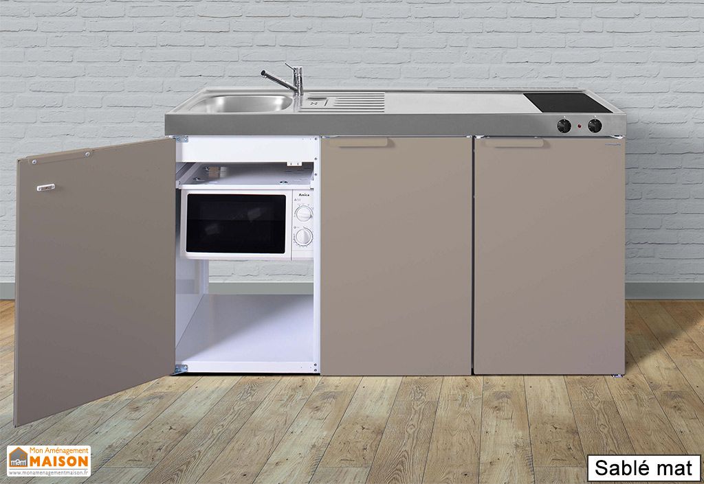 Mini-cuisine avec frigo, four et vitrocéramique MPB 160 (Pls coloris) -  Stengel