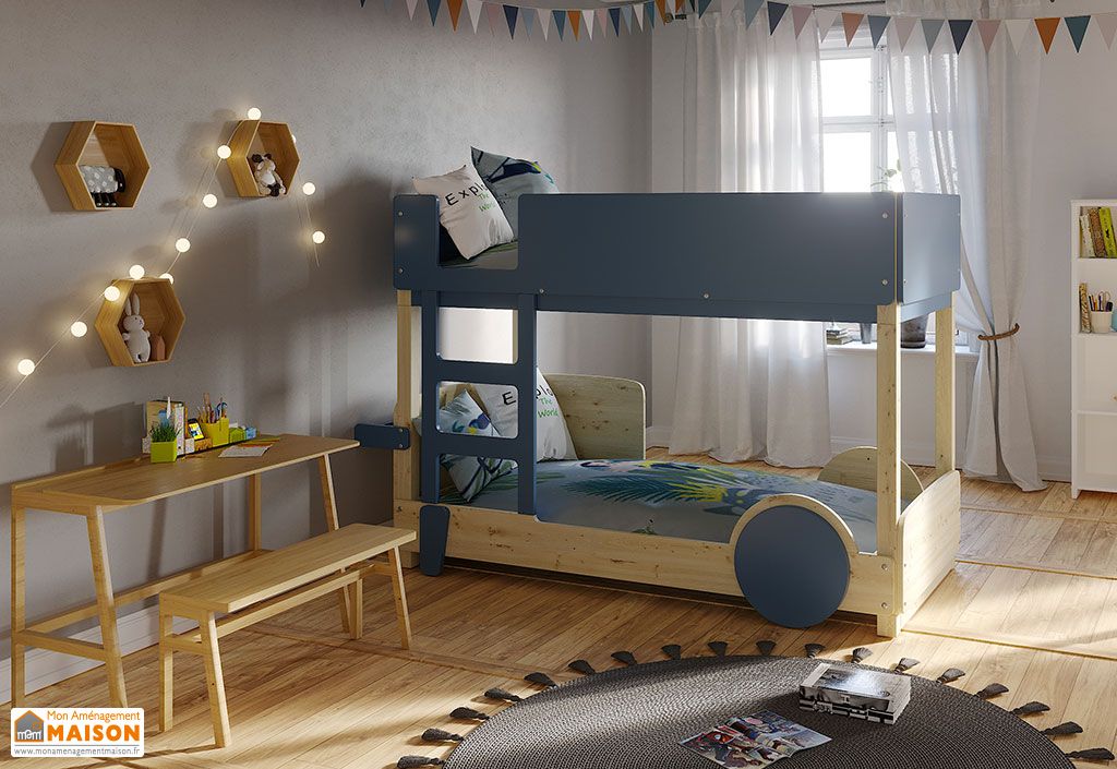 Lit évolutif COLORS  Chambre enfant - Lit jeune enfant