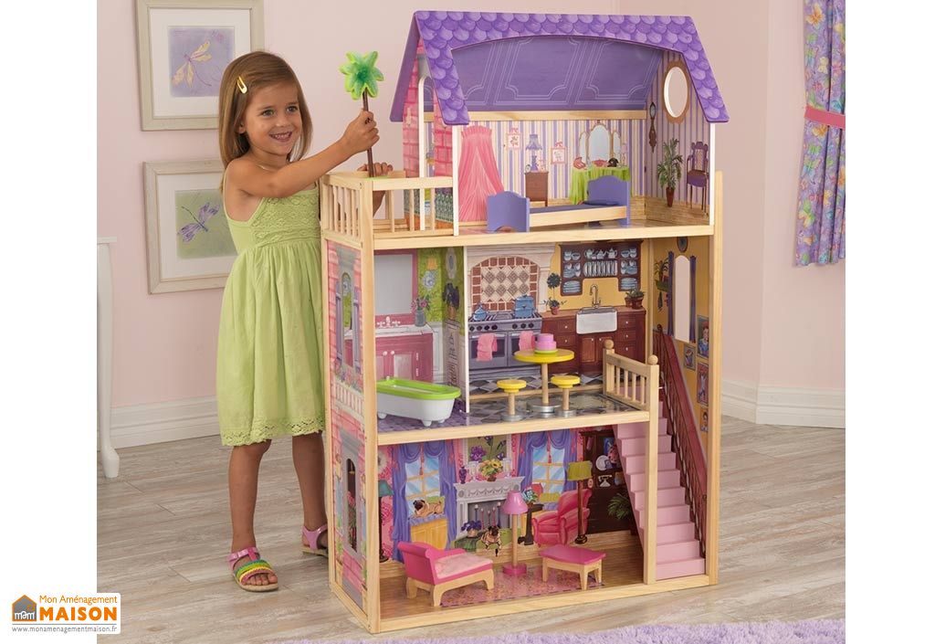 Maison de Poupées en Bois Kayla 1,10 m - Kidkraft